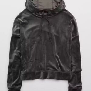 Aerie OFFLINE After Party Velour Hoodie